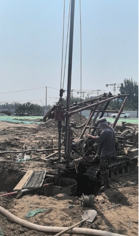 镇江句容工地打井